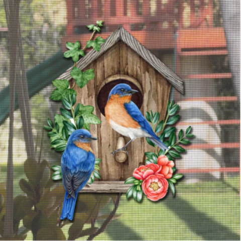 Enhance Your Home with a Unique Magnetic Screen Door Decoration