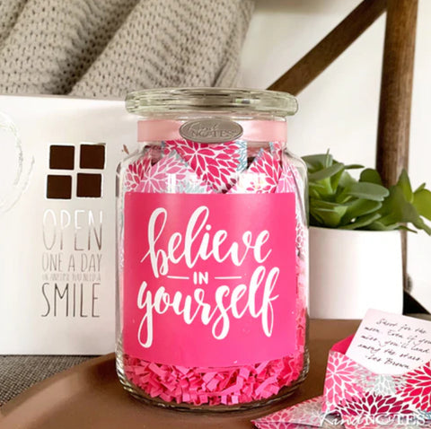 Brighten Your Day with Positive Notes in a Jar