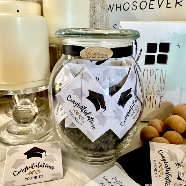 Graduation Jar of Notes