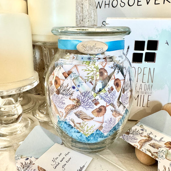 Ocean Treasures Jar of Notes