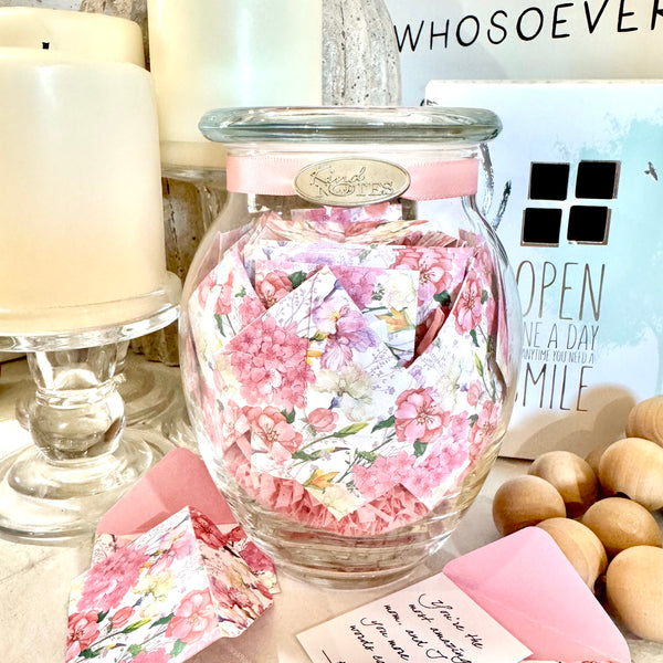 Enchanted Garden Jar of Notes