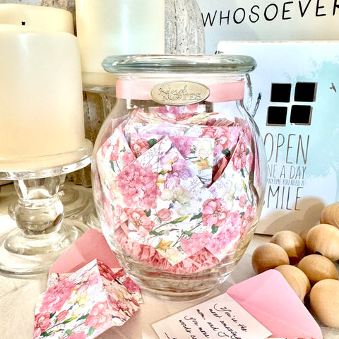 Enchanted Garden Jar of Notes