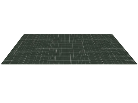 Premium Stylish Foam Floor Mat - Black Linen