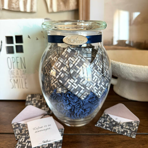 Mosaic Tiles Jar of Notes