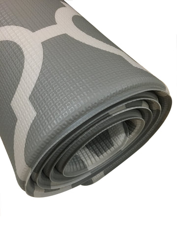 Premium Stylish Foam Floor Mat - Modern Lattice