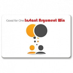 Keepsake Gift Cards Instant Argument Win
