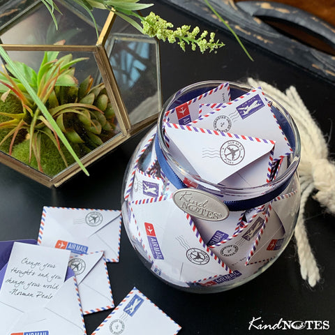 Airmail Jar of Notes