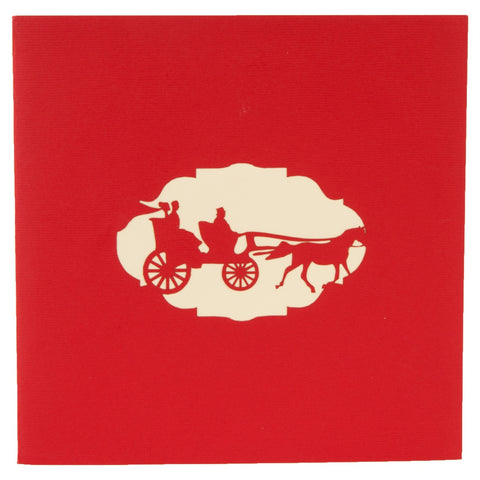 Fairytale Coach Pop-Up 3D Greeting Card