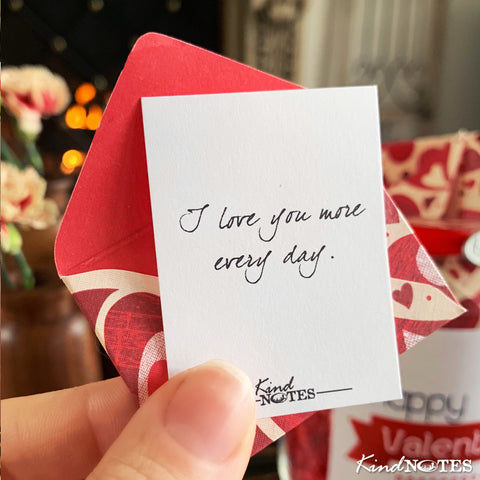 Heart Garden Valentine Jar of Notes
