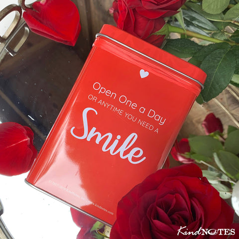 Heart Garden Tin Box of Notes