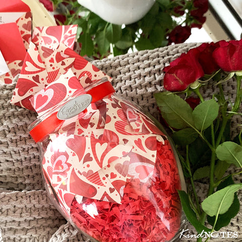 Heart Garden Jar of Notes
