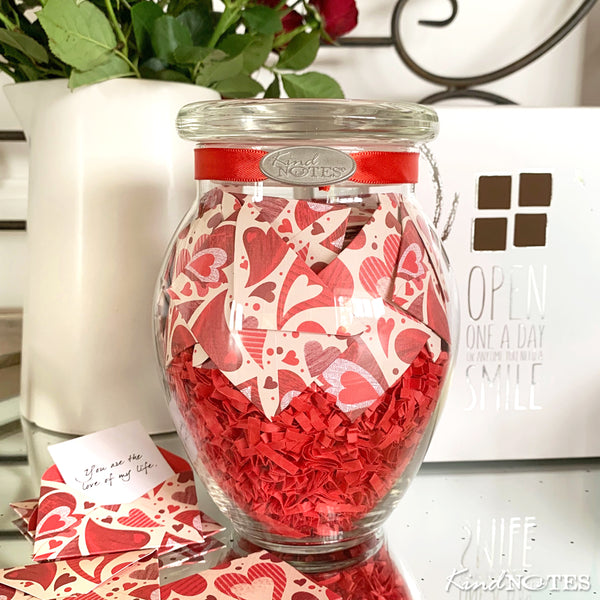 Heart Garden Jar of Notes