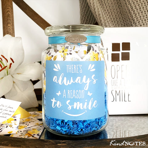 Reason to Smile Jar of Notes