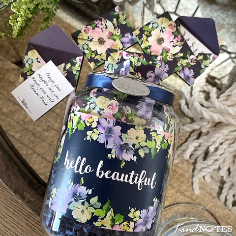 Sweet Blossoms Hello Beautiful Jar