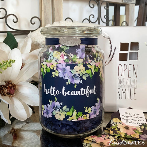 Sweet Blossoms Hello Beautiful Jar