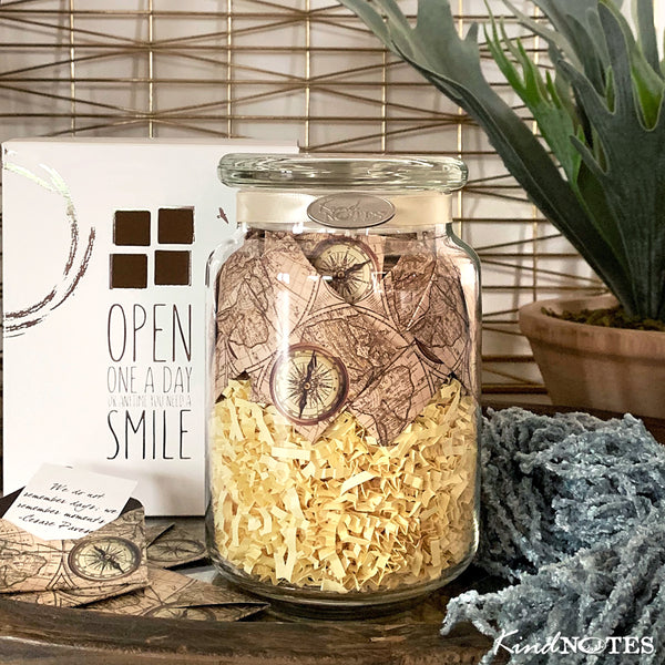 Time Travel Jar of Notes (with Blank Papers)
