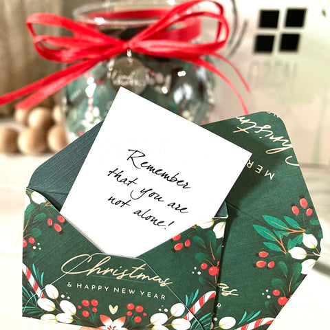 Merry Christmas & Happy New Year Jar of Notes