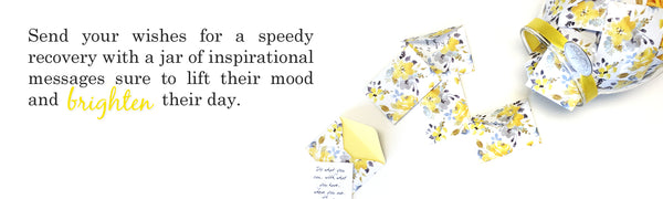 Get Well Soon in a Jar – Thoughtful Notes for a Speedy Recovery