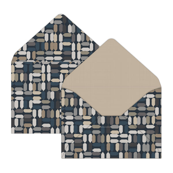 Mosaic Tiles Mini Envelopes & Notes/Paper