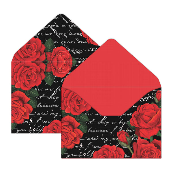 Vintage Roses Mini Envelopes & Notes/Paper