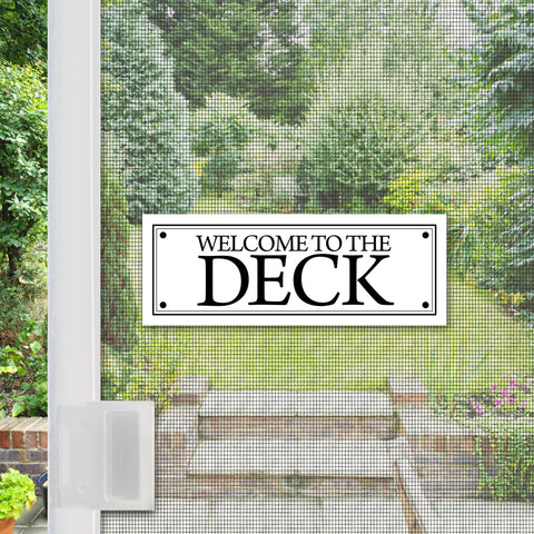 Mesh Magnets Anti-Collision Acrylic Screen Door Decoration - Deck