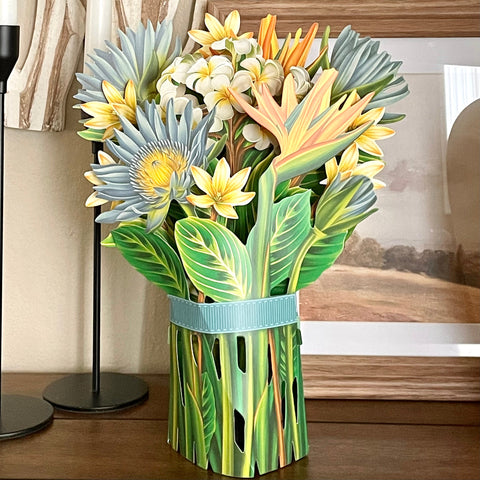 11-Inch Pop-Up Bouquet - Bird of Paradise (Wholesale)