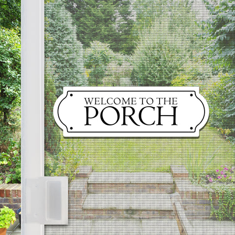 Mesh Magnets Anti-Collision Acrylic Screen Door Decoration - Porch Sign