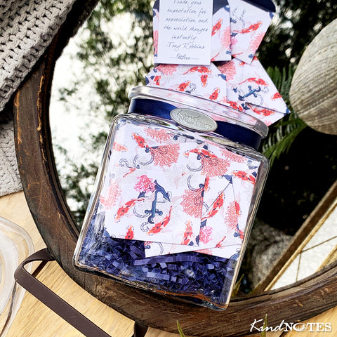 Anchors Aweigh Messages in Jar Going Away Gift