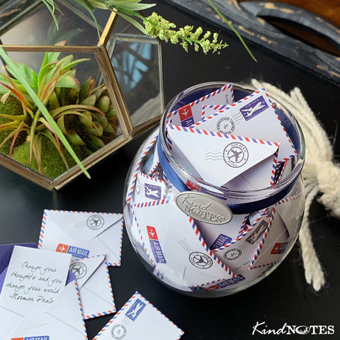 Airmail Jar of Notes - Get Well Gifts