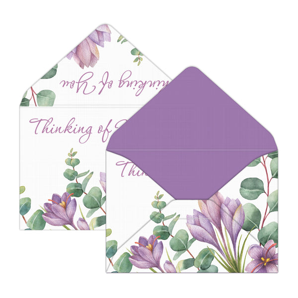 Botanical Thinking of You Mini Envelopes & Notes/Paper