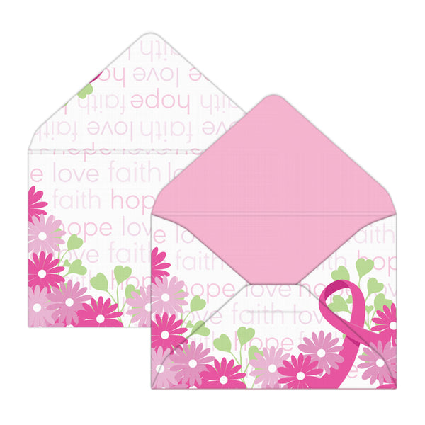 Breast Cancer Awareness Mini Envelopes & Notes/Paper