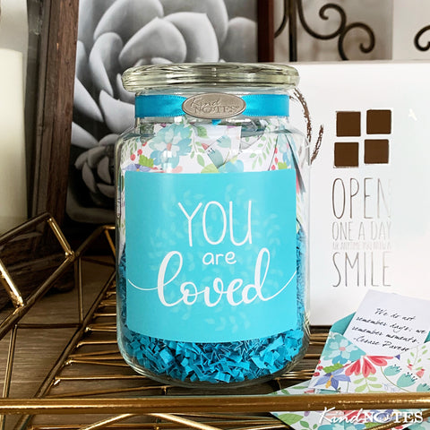 You are Loved Jar with POSITIVE Thoughts (Wholesale)