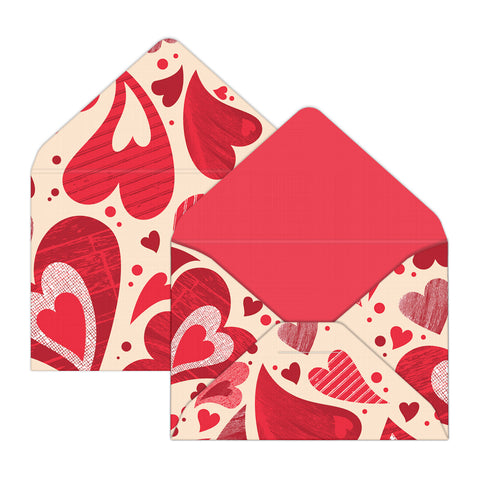 Heart Garden Mini Envelopes for Valentine Gifts
