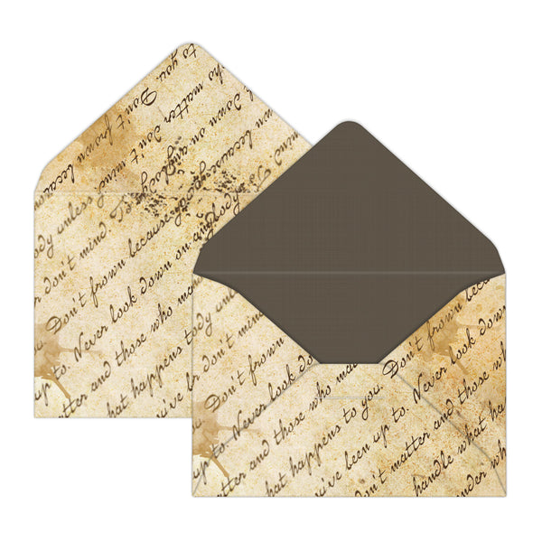 Inspirational Scripts Mini Envelopes