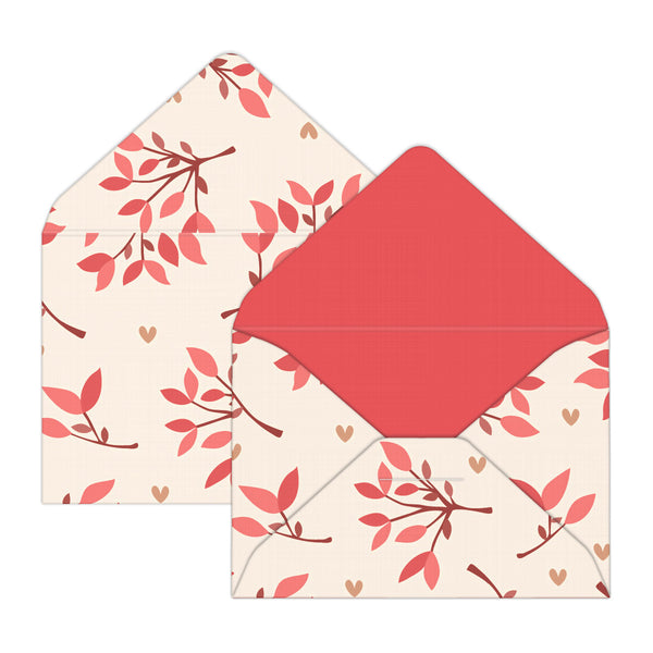 Leaves of Love Mini Envelopes & Notes/Paper
