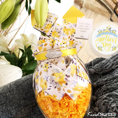 Happy Mother's Day Morning Sunshine Jar of Notes (with Blank Papers)