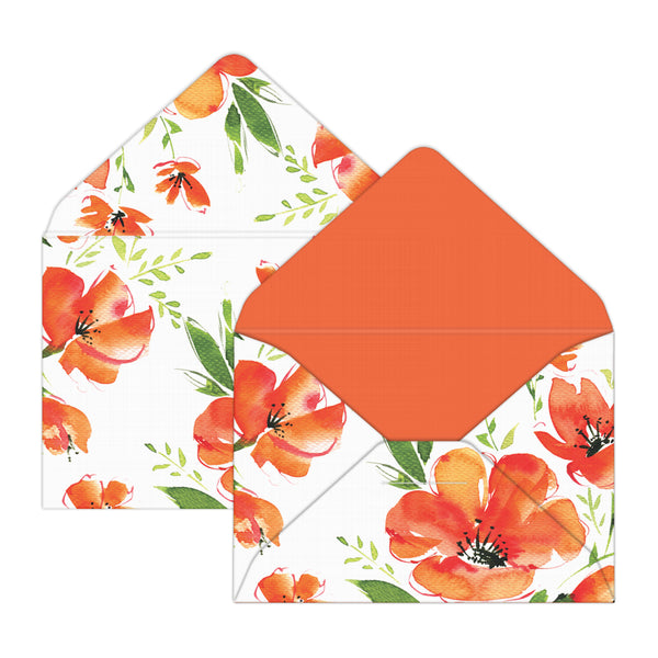 Poppy Love Mini Envelopes & Notes/Paper