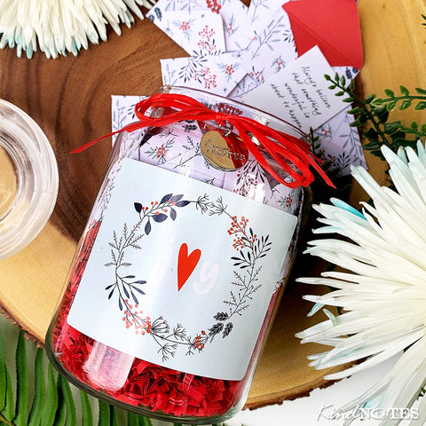 Twigs & Berries Jar of Notes Hostess Gift