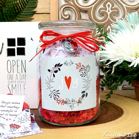 Twigs & Berries Jar of Notes Co-Worker Gift