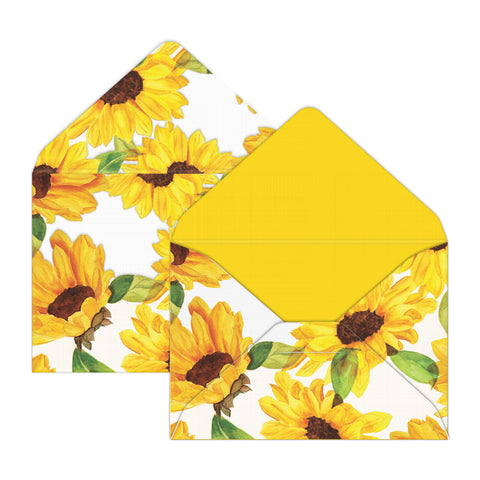 Wild Sunflowers Mini Envelopes & Notes/Paper
