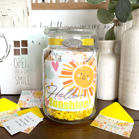 Hello Sunshine Jar of Notes