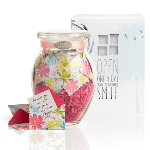 Refreshing Floral Jar with GET WELL Messages (Wholesale)